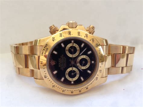 rolex goud met zwart